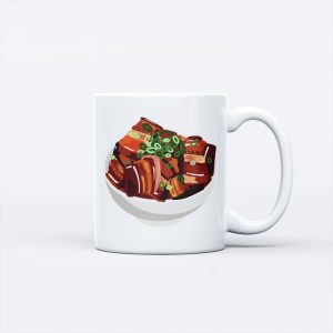 Food Theme Ceramic Mug - Braised Pork Belly